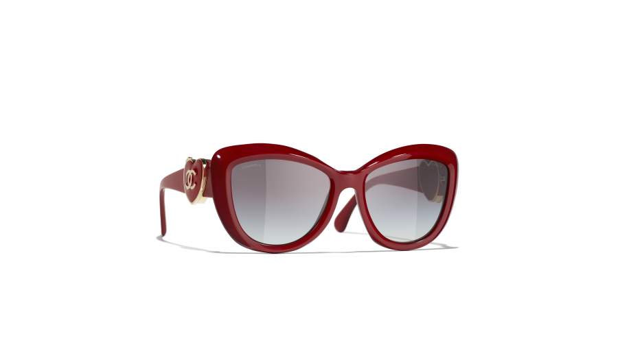 Sunglasses CHANEL CH5517 1759/S6 54-18 Red in stock