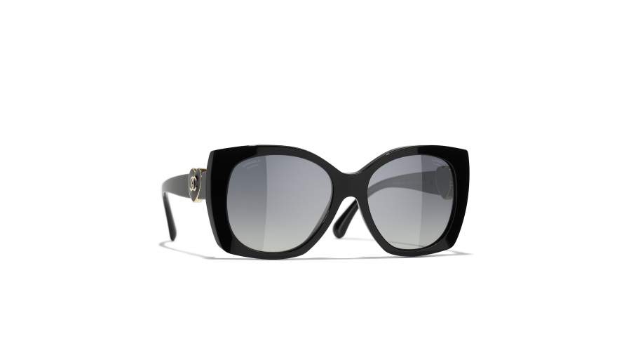 Sunglasses CHANEL CH5519 C622/S8 55-17 Black in stock