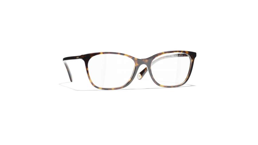 Eyeglasses CHANEL Signature CH3414 C714 50-17 Dark havana in stock