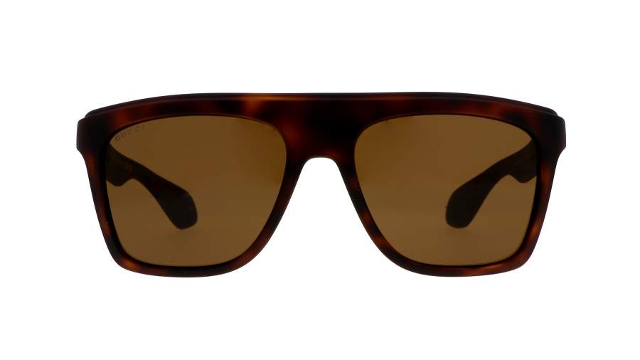 Sunglasses Gucci Lettering GG1570S 002 57-18 HAVANE in stock