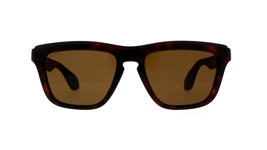 Sunglasses Gucci Lettering GG1571S 002 55-18 HAVANE in stock