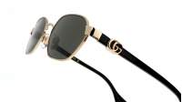 Gucci Gg logo GG1593S 001 56-18 Ouro