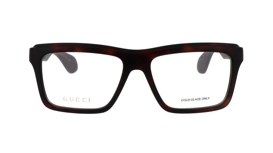 Brille Gucci Rivets GG1573O 002 55-16 Havanna auf Lager