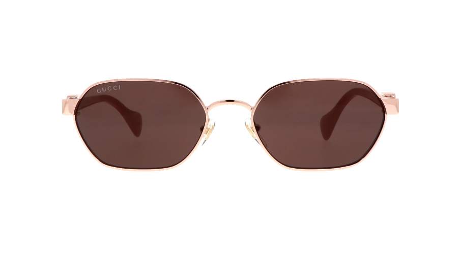Sunglasses Gucci Gg logo GG1593S 003 56-18 Gold in stock