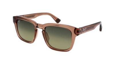 BRAND NEW WOMENS MAUI JIM MALUHIA SHINY TRANS LIGHT BROWN SUNGLASSES Maui Jim Maluhia 643 Sunglasses - Flight Sunglasses main image 3