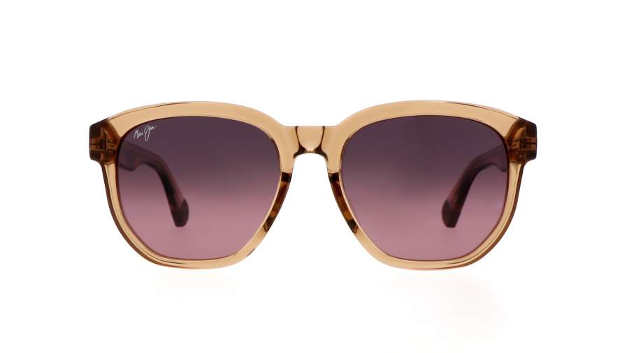 Sunglasses Maui Jim Akahai asian fit RS646-01 56-18 Shiny trans light brown in stock