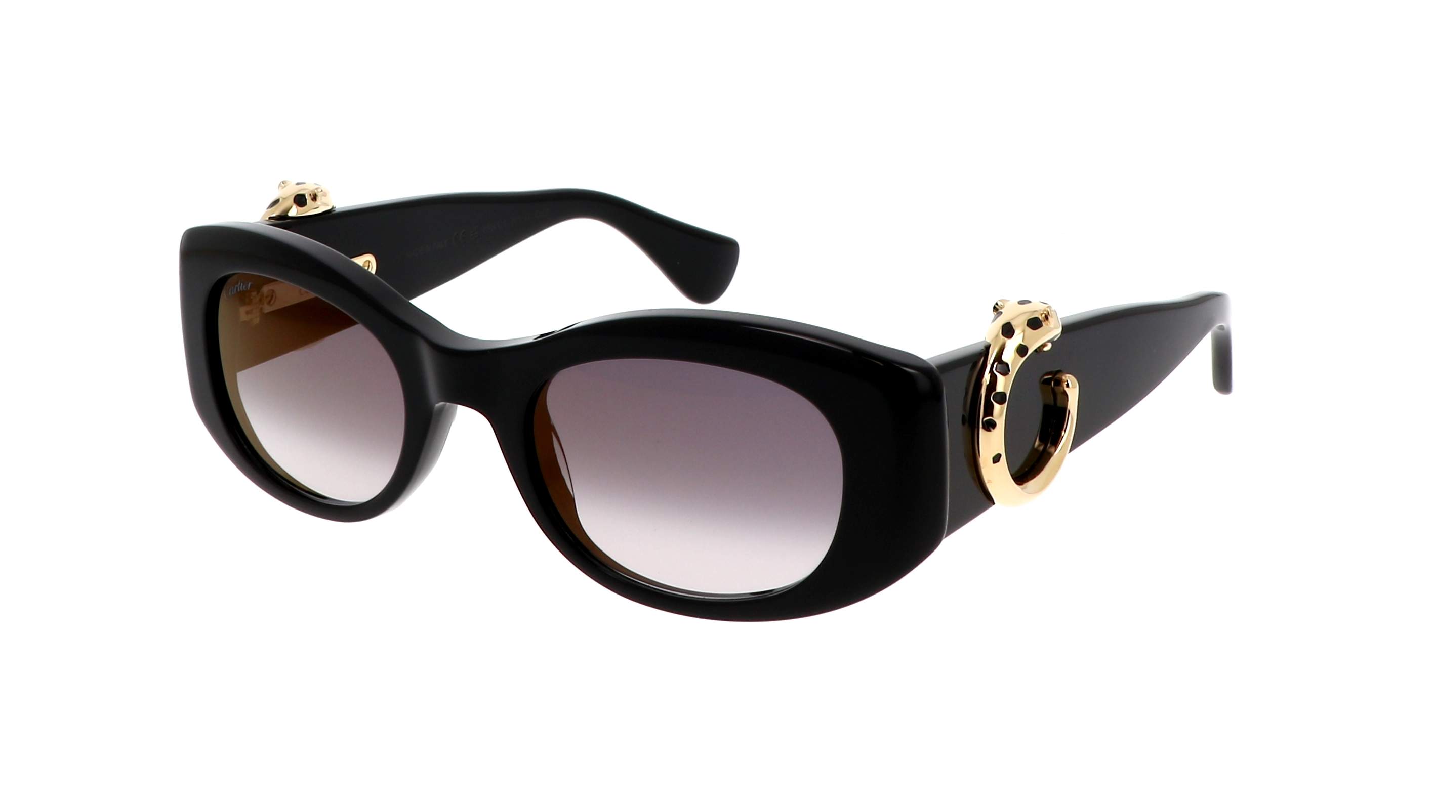 Sunglasses Cartier Core range CT0472S 001 51-21 Black in stock | Price ...