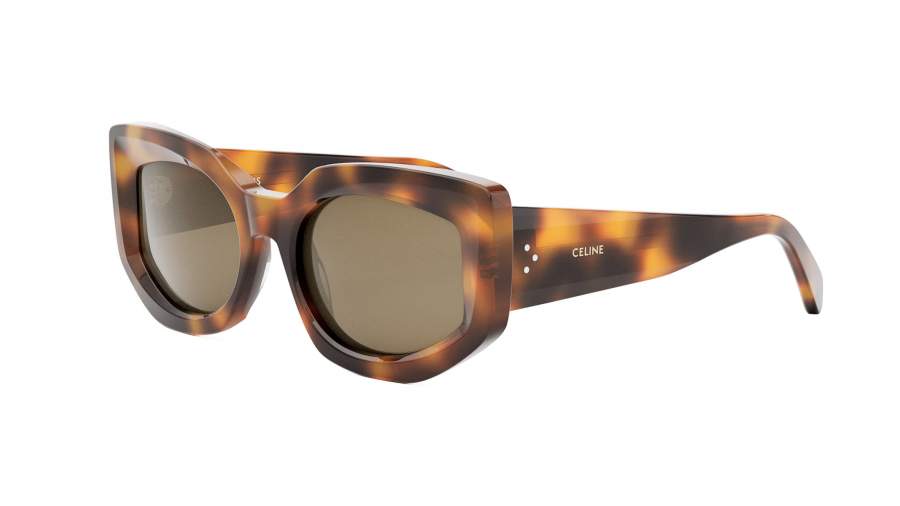 Lunettes de soleil CELINE 3 dots CL40277I 53E 54-20 Écaille