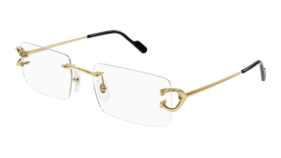 Dioptrijske naočale Cartier Core range CT0488O 001 56-19 Zlato
