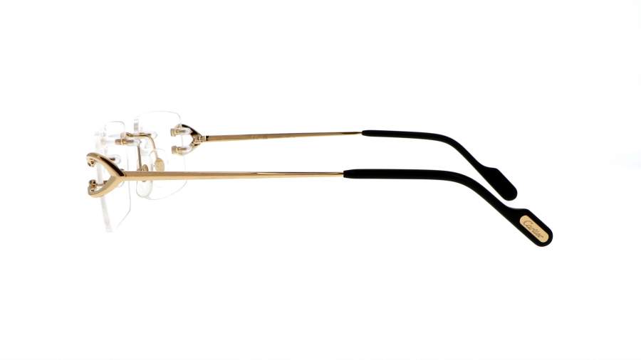 Eyeglasses Cartier Core range CT0488O 001 56-19 Gold | Visiofactory
