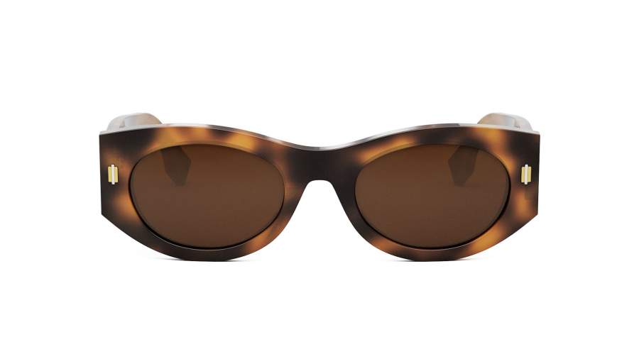 Sunglasses FENDI Roma FE40125I 53E 52-21 Tortoise in stock