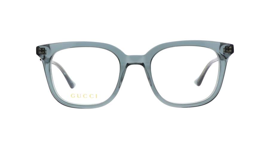 Lunettes de vue Gucci Web GG1497O 003 50-20 Green Transparent en stock