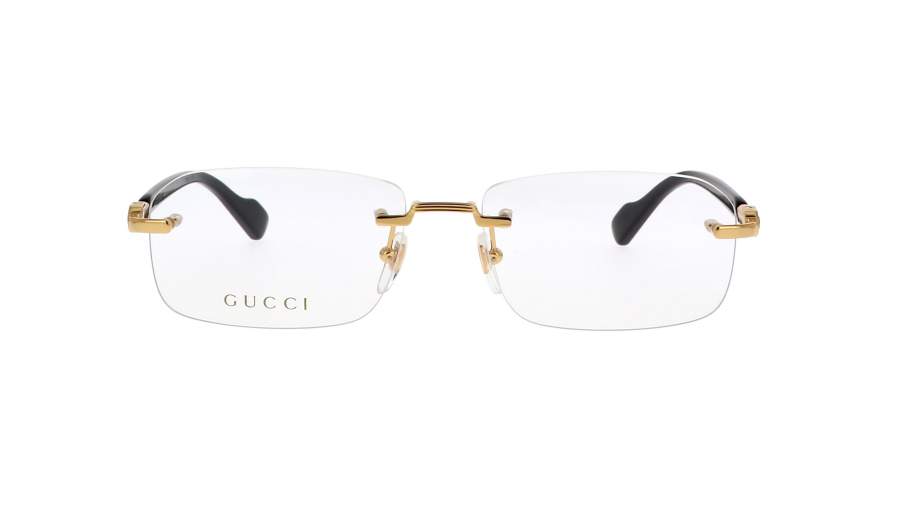 Eyeglasses Gucci Gucci logo GG1221O 001 56-16 Gold in stock