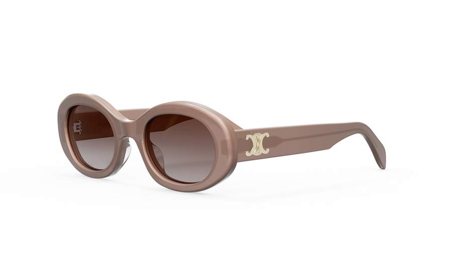 Okulary przeciwsłoneczne CELINE Triomphe 01 CL40194U 45F 52-22 Brązowy