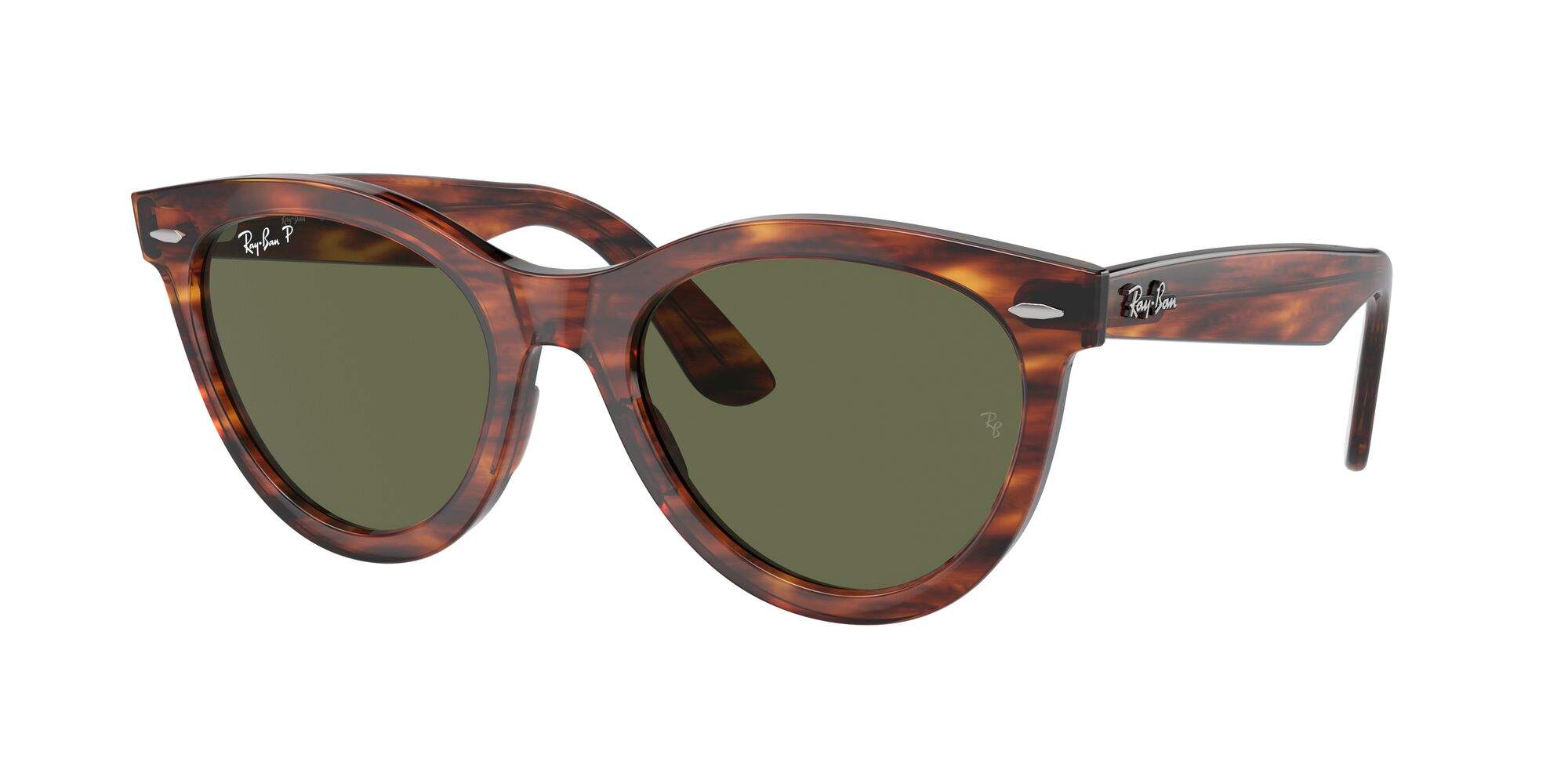 21:54 Sunglasses Ray-Ban Wayfarer way RB2241 954/58 54-21 Striped Havana in ...