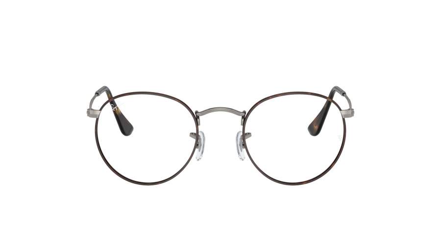 Eyeglasses Ray-Ban Round metal Optics RX3447V RB3447V 3174 50-21 Havana on gunmetal in stock