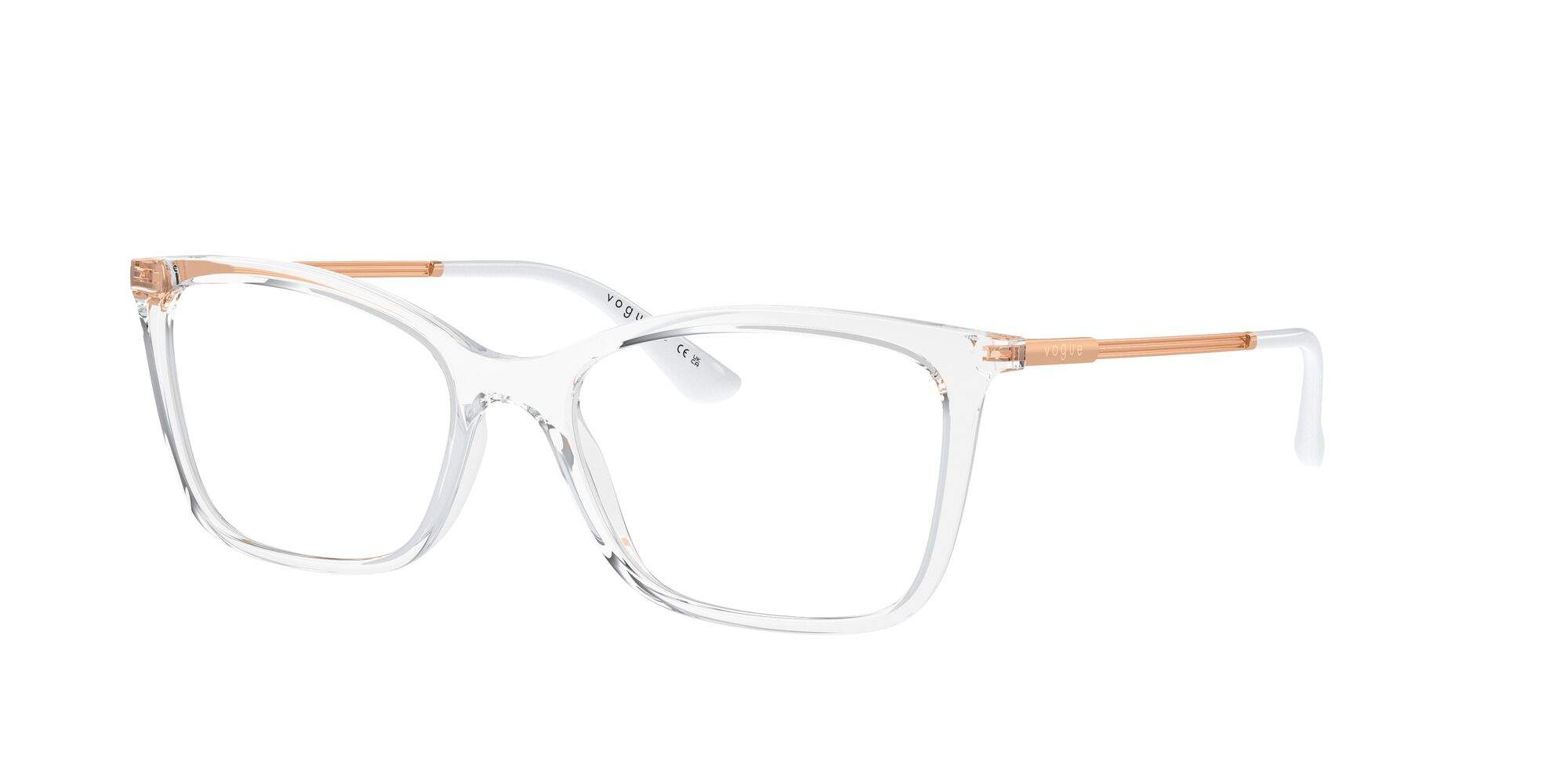 Monture De Lunettes De Vue Vogue Rouge Transparent - Modèle VO5518 - Neuf Avec étiquettes