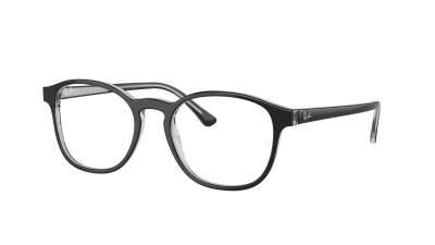 Ray-Ban RX5417 8367 52-19 Dark Gray On Transparent