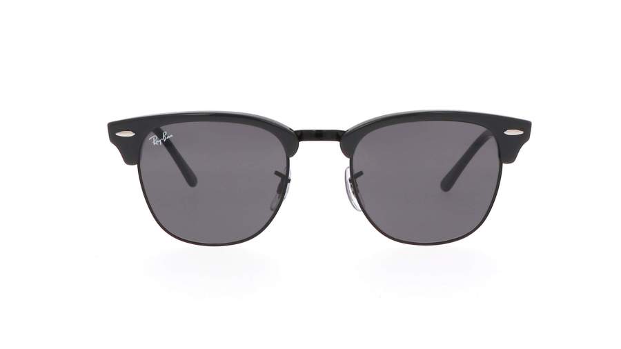Sunglasses Ray-Ban Clubmaster RB3016 1367/B1 55-21 Grey on black in stock
