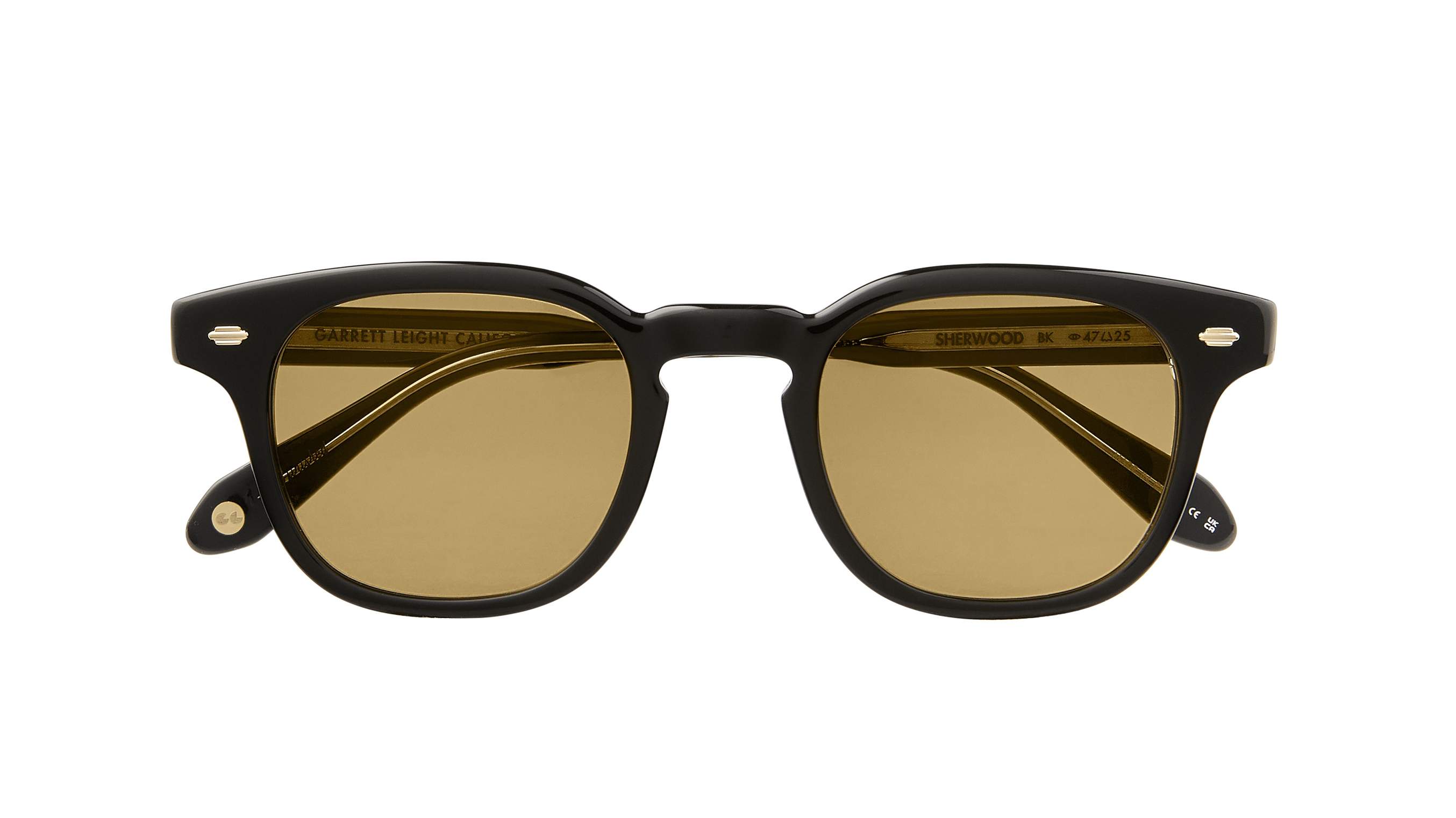 Sunglasses Garrett Leight Sherwood 2154 BK/PMP 47-25 Black in stock