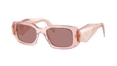 Sunglasses Prada Symbole PR 17WS 19Q-10D 49-20 Transparent Peach in stock