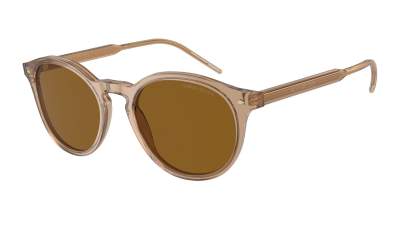 Zonnebrillen Giorgio Armani AR8211 6072/33 52-20 Transparent Brown op voorraad