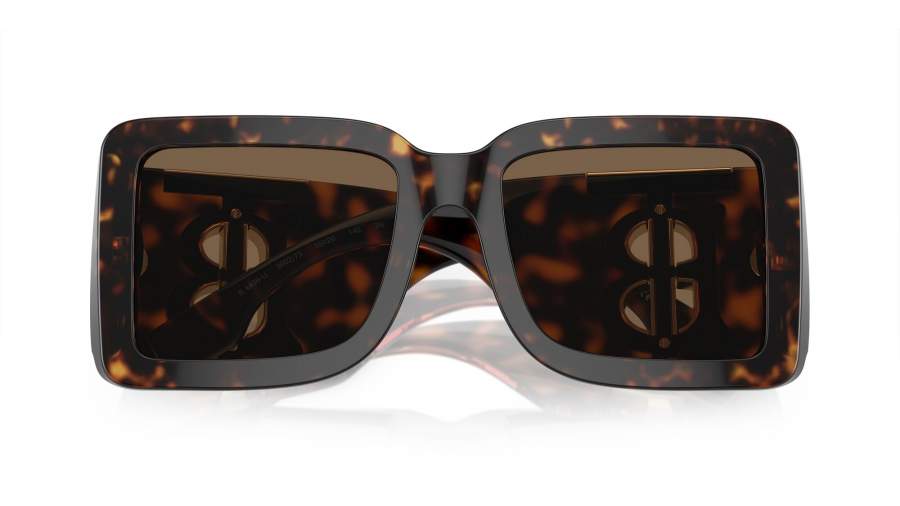 New! Burberry BE4406U 300273 Havana Oversized Sunglasses, Authentic Burberry BE4406U L (55 - 20) with Brown lenses and Brown  main image 4