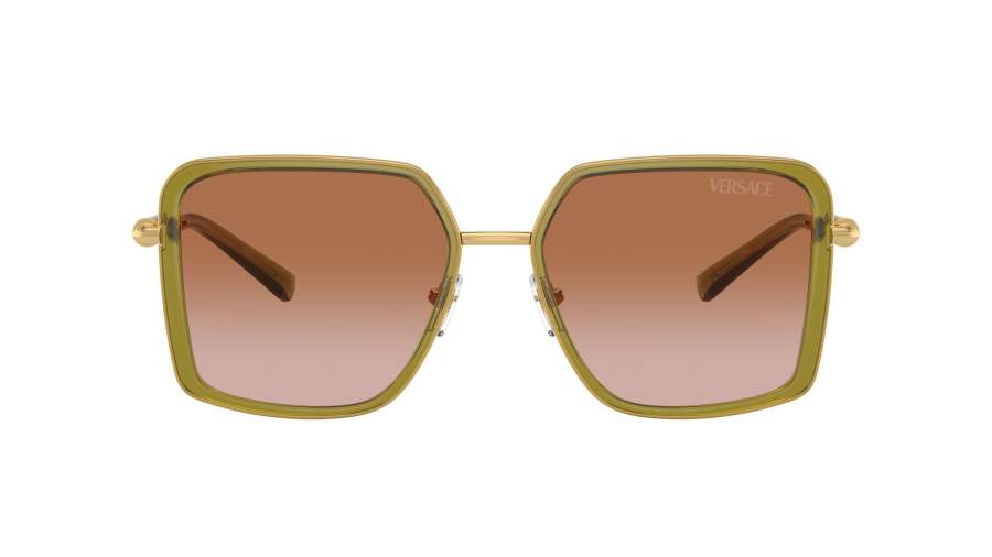 Sonnenbrille Versace VE2261 1509/13 56-18 Green Transparent auf Lager