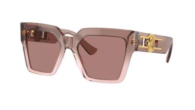 Sunglasses Versace Medusa VE4458 5435/73 54-19 Brown transparent in stock