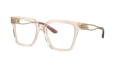 Brille Dolce & Gabbana DG3376B 3432 53-18 Transparent Camel auf Lager