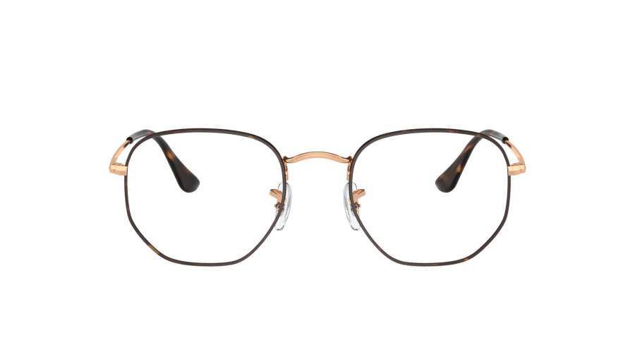 Brille Ray-Ban RX6448 RB6448 3176 51-21 Havana On Rosegold auf Lager