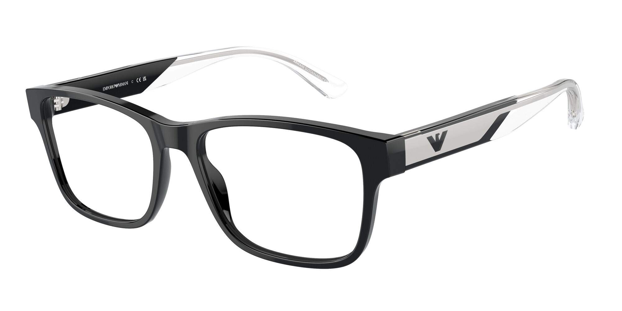 Lunettes de vue Emporio Armani EA3239 5017 55-17 Noir en stock