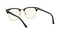 Ray-Ban Clubmaster Clear blue RB3016 RB3016 901/BF 51-21 Black 