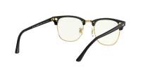 Ray-Ban Clubmaster Clear blue RB3016 RB3016 901/BF 51-21 Black 