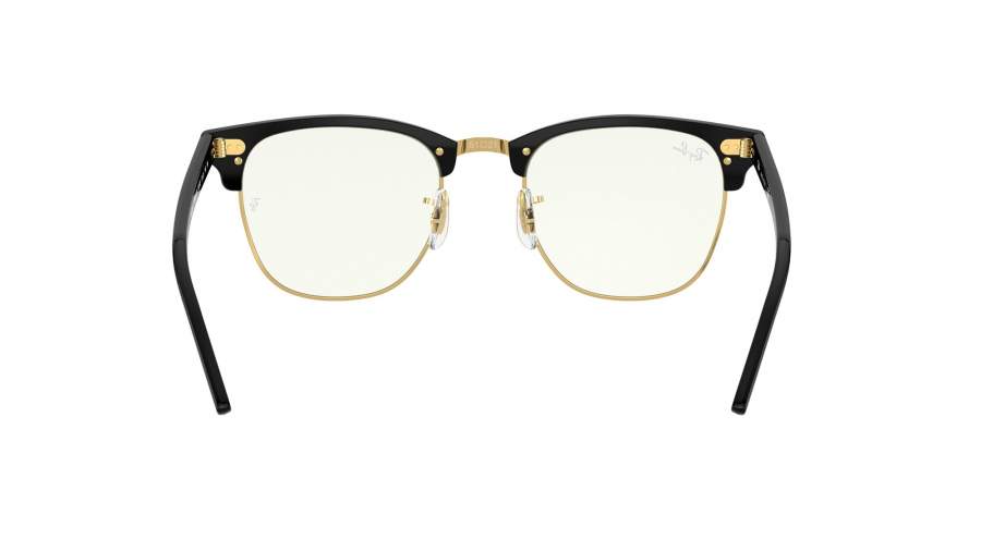 Brillen Ray-Ban Clubmaster Clear blue RB3016 RB3016 901/BF 49-21 Black ...