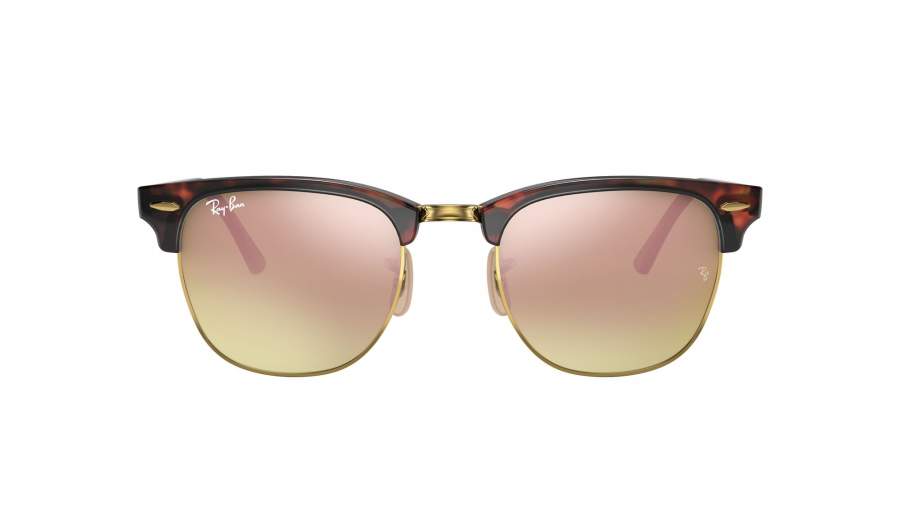Sunglasses Ray-Ban Clubmaster RB3016 990/7O 51-21 Red Havana in stock