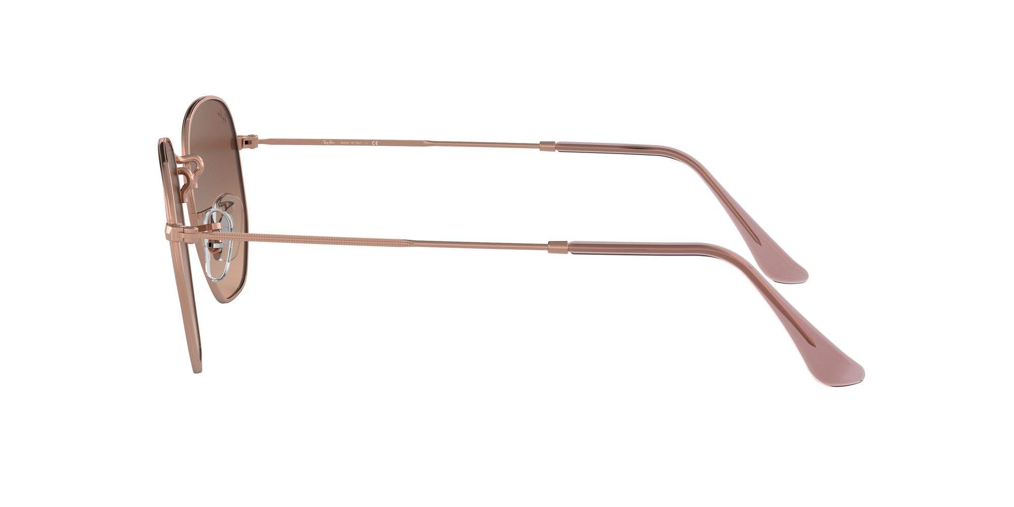21:54 Sunglasses Ray-Ban Hexagonal RB3548N 9069/A5 54-21 Copper in stock ...