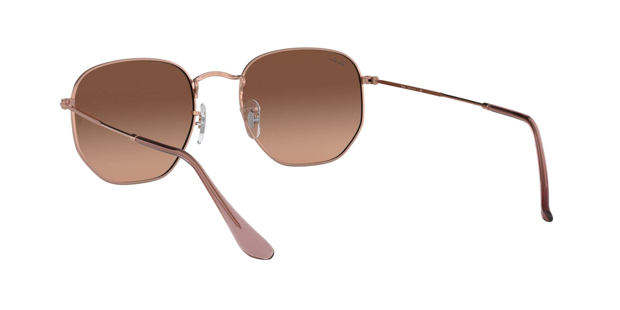 21:54 Sunglasses Ray-Ban Hexagonal RB3548N 9069/A5 54-21 Copper in stock ...