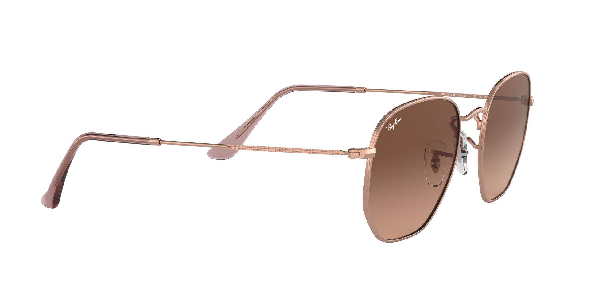 21:54 Sunglasses Ray-Ban Hexagonal RB3548N 9069/A5 54-21 Copper in stock ...