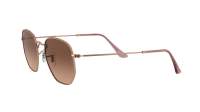 Ray-Ban Hexagonal Flat lenses RB3548N 9069/A5 51-21 Brončana