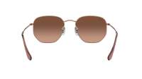 Ray-Ban Hexagonal Flat lenses RB3548N 9069/A5 51-21 Brončana