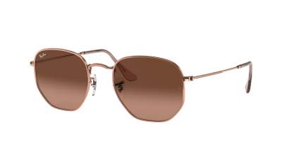 Sunglasses Ray-Ban Hexagonal Flat Lenses Bronze RB3548N 9069/A5 51-21 Medium Gradient in stock