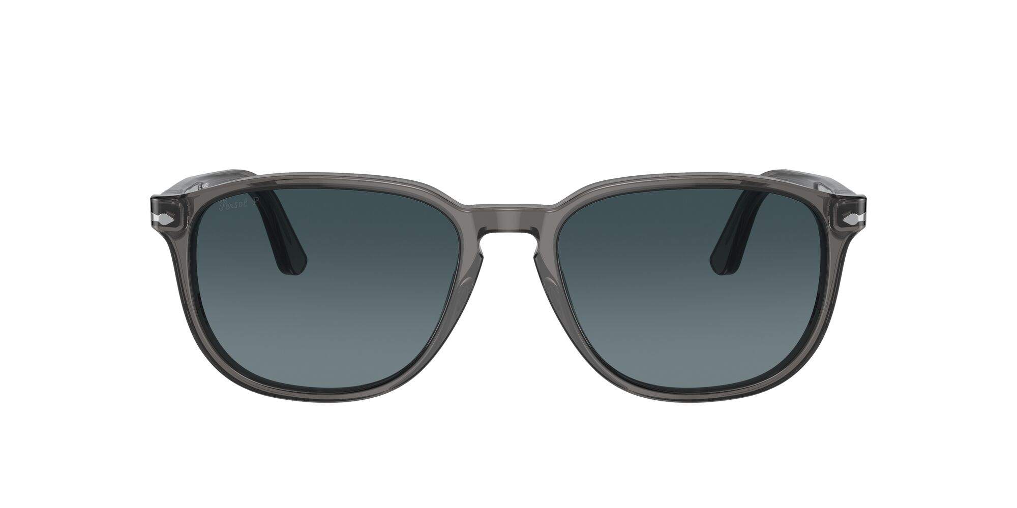 Lunettes De Soleil Persol Polarisé PO2487S 110958 55 - Monture Métal Verte, Taille 55, Neuf Avec étiquettes