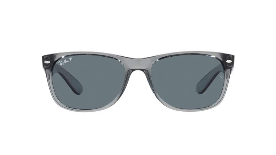 Sunglasses Ray-Ban New wayfarer RB2132 6450/3R 52-18 Transparent grey in stock