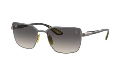 Sunglasses Ray-Ban Ferrari RB3743M F101/11 58-19 Matte grey on gun metal in stock
