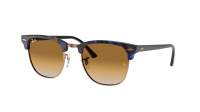 Ray-Ban Clubmaster RB3016 1256/51 51-21 Spotted Brown/Blue