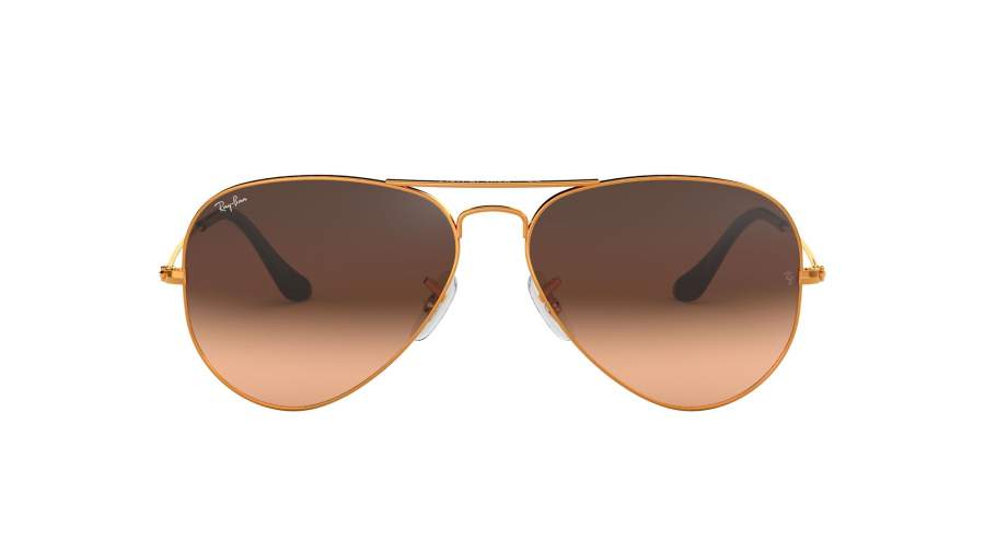 Sunglasses Ray-Ban Aviator Large metal gradient RB3025 9001/A5 55-14 Bronze in stock