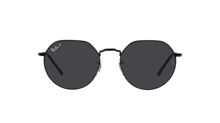 Sonnenbrille Ray-Ban Jack Schwarz RB3565 002/48 53-20 Breit Polarisierte Gläser auf Lager