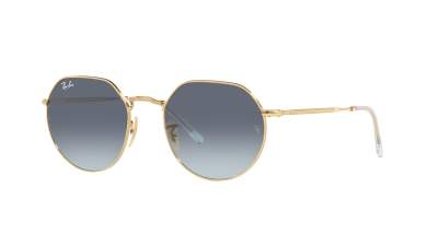 Sonnenbrille Ray-Ban Jack Arista Gold RB3565 001/86 53-20 Breit Gradient Gläser auf Lager