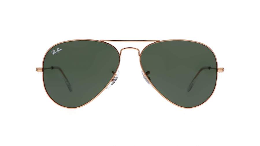 Sonnenbrille Ray-Ban Aviator Large metal RB3025 9202/31 55-14 Rose Gold auf Lager